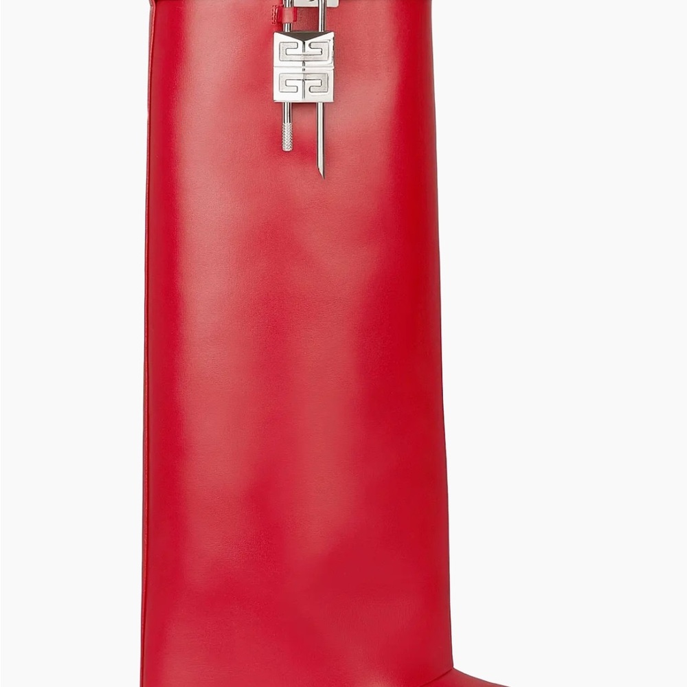 Givenchy Red Heeled Boots